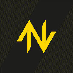 Two arrows are directed in different directions. Template comparison black line design. Confrontation logo. Glyph icon isolated on Black background. Vector illustration flat style. 