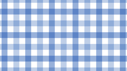 Blue plaid fabric texture as a background