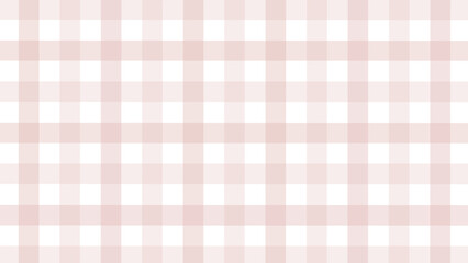 Pink plaid fabric texture as a background