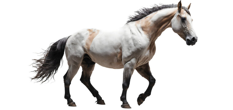 horse isolated on white background , horse on transparent background PNG, animal,  horse PNG high quality photo,  white horse 