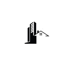 High Tower Building icon vector