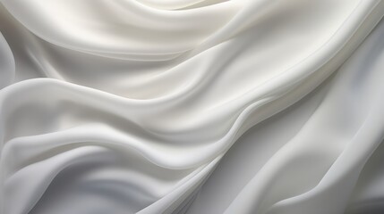 Obraz premium folds of fabric, white background.