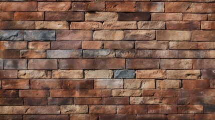 Fototapeta premium Brick wall texture. Background generated ai.