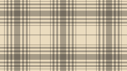 Beige plaid fabric texture as a background