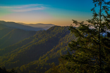 Obraz premium Appalachian Mountain Sunrise 00