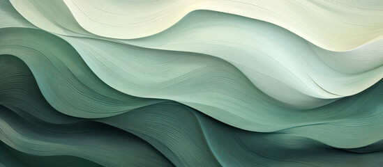 Green silk fabric panorama background
