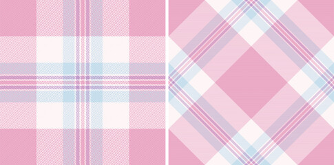 Texture pattern textile of plaid tartan check with a vector fabric seamless background. - obrazy, fototapety, plakaty
