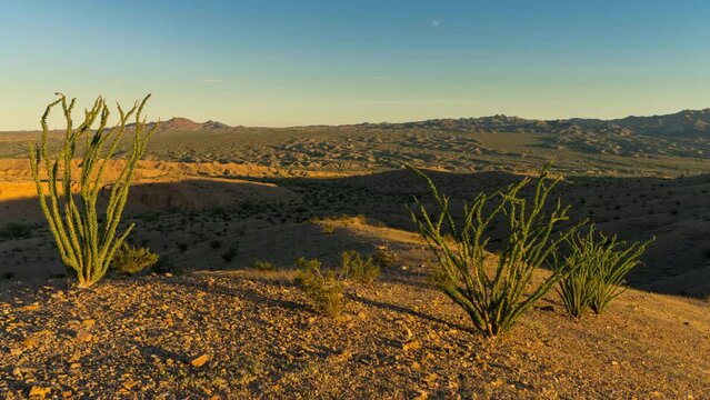 Timelapse of Colorado desert sunset