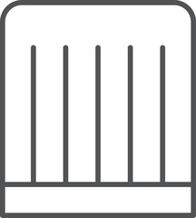 日用品の単品イラストアイコン　調理用帽子