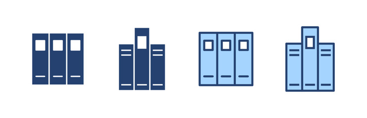 Library icon vector. education sign and symbol