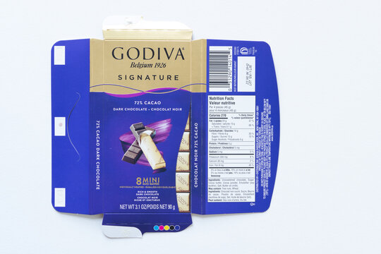package of Godiva premium "Signature Chocolate"