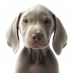 Sweet Weimaraner Furball: Playful Adventures, Generative AI