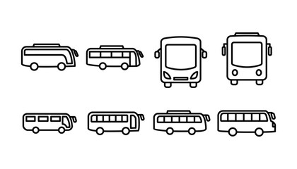 Bus icon vector. bus vector icon