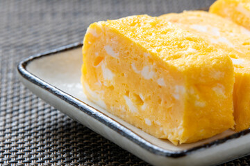 卵焼きのアップ。
