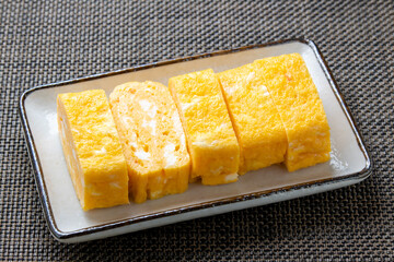 卵焼き。日本の定番家庭料理のひとつ。
