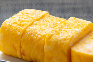 卵焼きのアップ。
