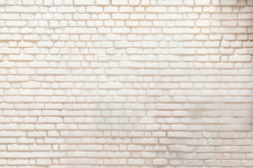 Fototapeta premium white brick wall may used as background