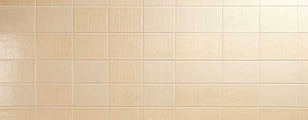 beige ceramic tiles, mosaic. interior bathroom. Generative Ai