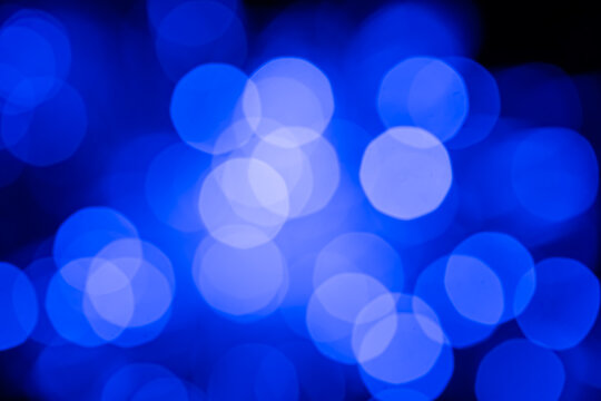 defocused blue optical fibre as a flare background