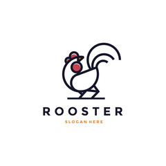Fototapeta na wymiar rooster logo vector