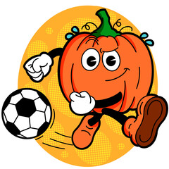 Food Illustration Retro Mascot