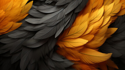 Fototapeta premium yellow and black macaw HD 8K wallpaper Stock Photographic Image
