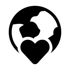 Earth Heart Icon
