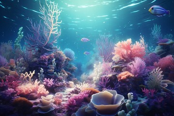 Fototapeta na wymiar coral reef, Generative AI