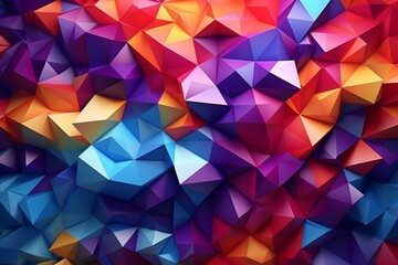 abstract geometric background, Generative AI