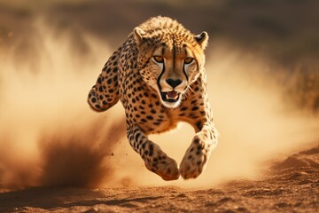 cheetah in the wild, Generative AI