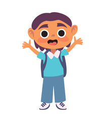 student boy character