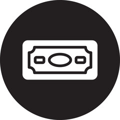 money glyph icon