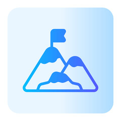 mountain gradient icon