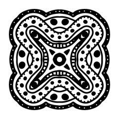 Decoratif Pattern, antique cheramic motif