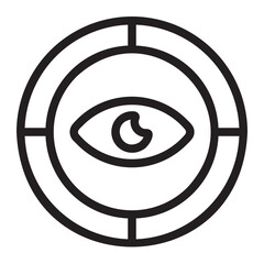 vision line icon