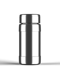 3d render of a metal can