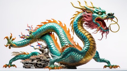 Obraz premium chinese dragon statue
