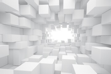 abstract 3d background, Generative AI