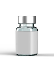 Jar bottle isolate on transparent background, PNG file