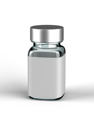 Jar bottle isolate on transparent background, PNG file