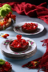 red rose on a table
