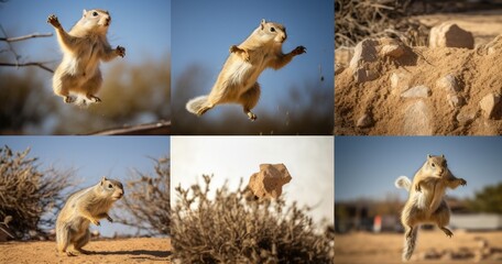 Desert Dances: Dynamic Squirrel Moments