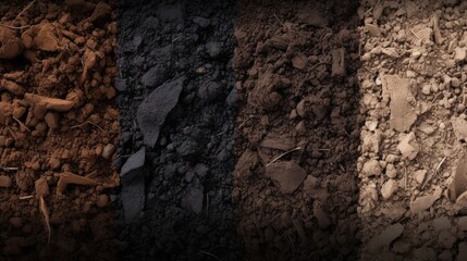 Soil texture, AI generated Image