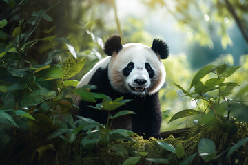 Obraz premium giant panda bear