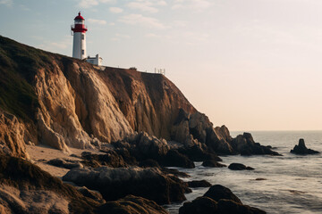lighthouse on the coast