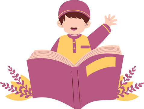 Muslim Kid Student
