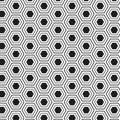 abstract geometric seamless black polygon simple pattern.