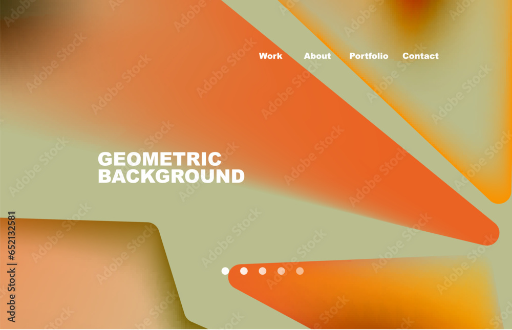 Wall mural broken pieces abstract background. trendy background for your landing page design, concept of web pa