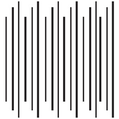 Digital png illustration of black vertical lines pattern on transparent background