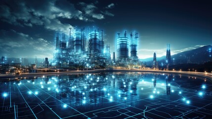 Energy Companies Strengthen Cybersecurity to Protect Critical Infrastructure - obrazy, fototapety, plakaty